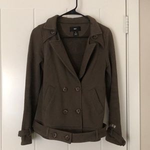 Obey Sweatshirt Peacoat Jacket SZ M